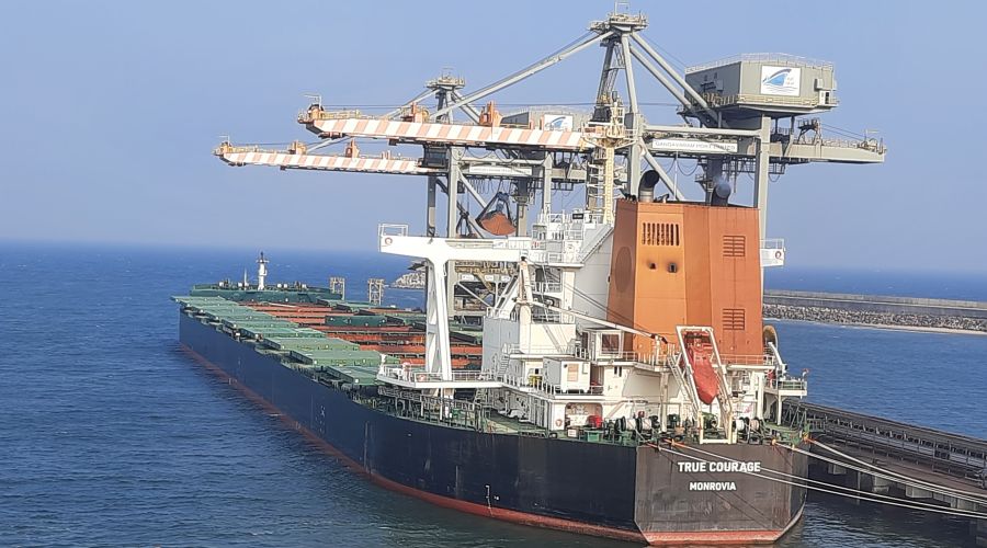 Adani Gangavaram Port Achieves Another Milestone By Berthing.